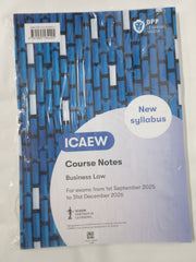 BPP ICAEW Course Notes for Business Law to December 2026