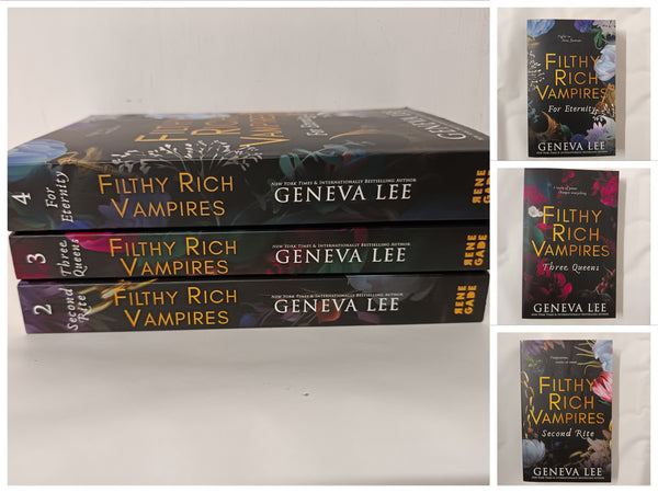 Filthy Rich Vampires Series (Book 2-4) By Geneva Lee 3 Books Collection Set (Filthy Rich Vampires: Second Rite, Filthy Rich Vampires: Three Queens & Filthy Rich Vampires: For Eternity)
