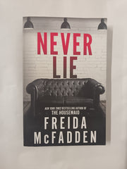6 Freida McFadden Books: The Housemaid, The Housemaid is Watching, The Divorce, The Tenant, The Intruder, Never Lie