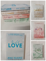 4 Books Twisted Series by Anna Huang: Twisted Love, Twisted Games, Twisted Hate, Twisted Lies