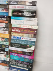 40 Fiction, Thriller, Crime, Romance Books Bundle — Paperback — Used