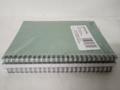 SUMMIT A5 Metallic Wirebound Notebook, 3 Pack, Ruled Pages for School, Work & Journaling, Lay-Flat Durable Binding