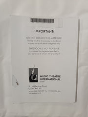 Oliver! The Musical by Lionel Bart - Libretto Vocal Book