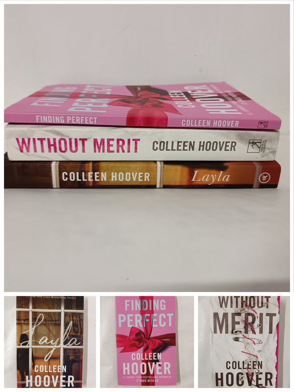 Without Merit, Finding Perfect & Layla by Colleen Hoover: 3 Book Bundle