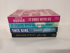 4 Colleen Hoover Books: Verity, It Ends With Us, It, Starts With Us & This Girl