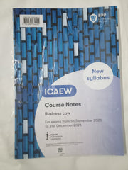 BPP ICAEW Course Notes for Business Law to December 2026