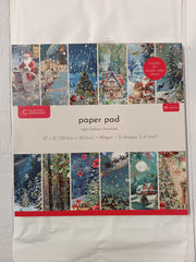 Crafters Companion 12"x12" Paper Pad - Night Before Christmas (36 Double Sided sheets)