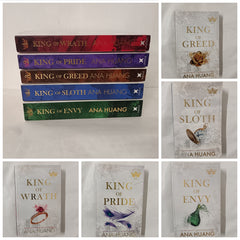 Kings of Sin Series 5 Books Collection Set By Ana Huang (King of Wrath, King of Pride, King of Greed, King of Sloth & King of Envy)