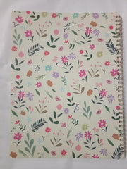 Kamaking Notebook A4 - A4 Notebook Journal, Notebook 3 Pack with Floral Cover, Sprial Binding, 29.6 X 23 cm, Easily Tear Off