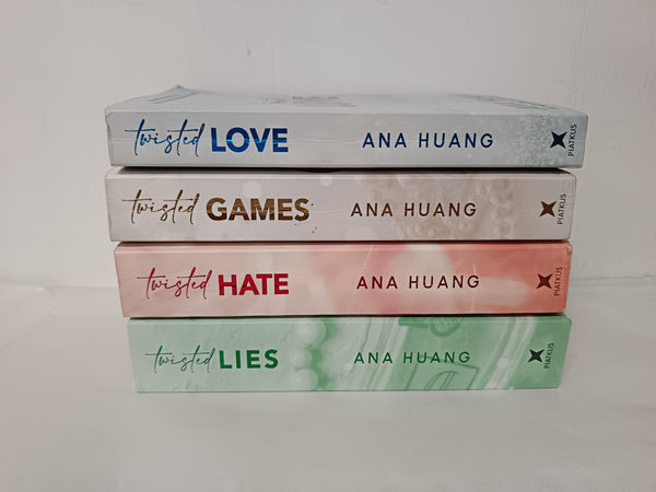 4 Books Twisted Series by Anna Huang: Twisted Love, Twisted Games, Twisted Hate, Twisted Lies