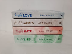 4 Books Twisted Series by Anna Huang: Twisted Love, Twisted Games, Twisted Hate, Twisted Lies