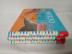 Axel Scheffler's Flip Flap Dinosaurs, Farm, Ocean 3 Book Set