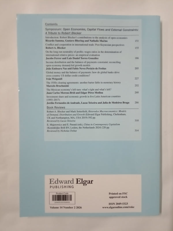 Review of Keynesian Economics (Volume 14, Issue 2)