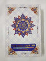 The Hoy Qur'an Colour Code Tajweed Rules 13 Lines Hafzi