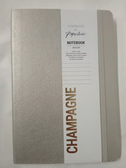 Paperchase Agenzio Soft Cover Notebook Champagne Lined