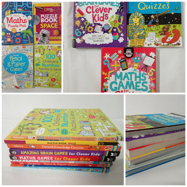 Brain Games Clever Kids Collection 7 Books Set