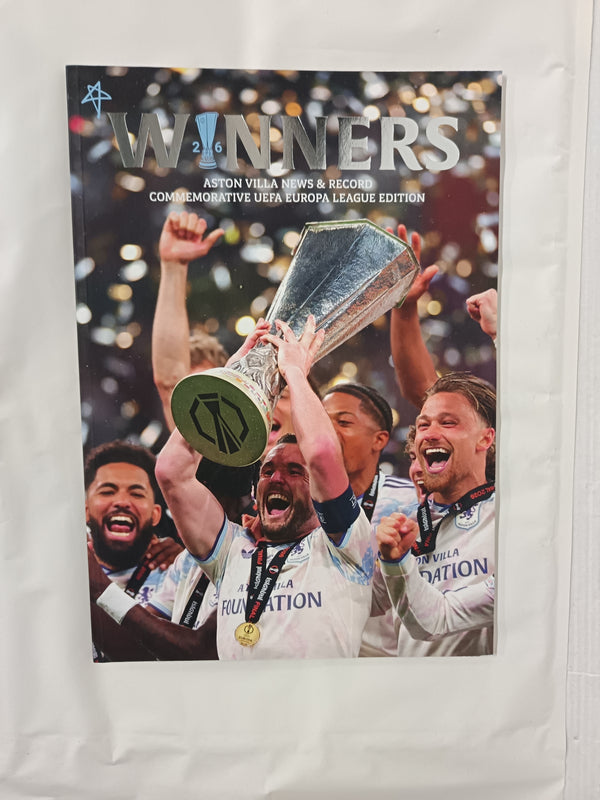 Aston Villa UEFA Europa League Winners 2026 Commemorative Magazine Edition