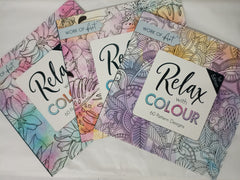 Styloo Adult Colouring Books, 180 Designs, 3-Book Series 1st Edition