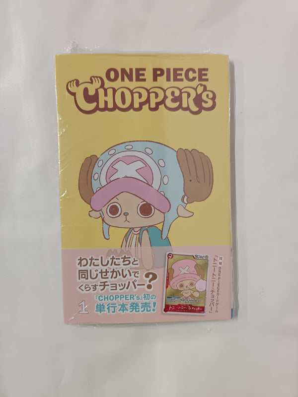 One Piece Chopper's 1 Full Color Book with EB02 003 Chopper Promo Card