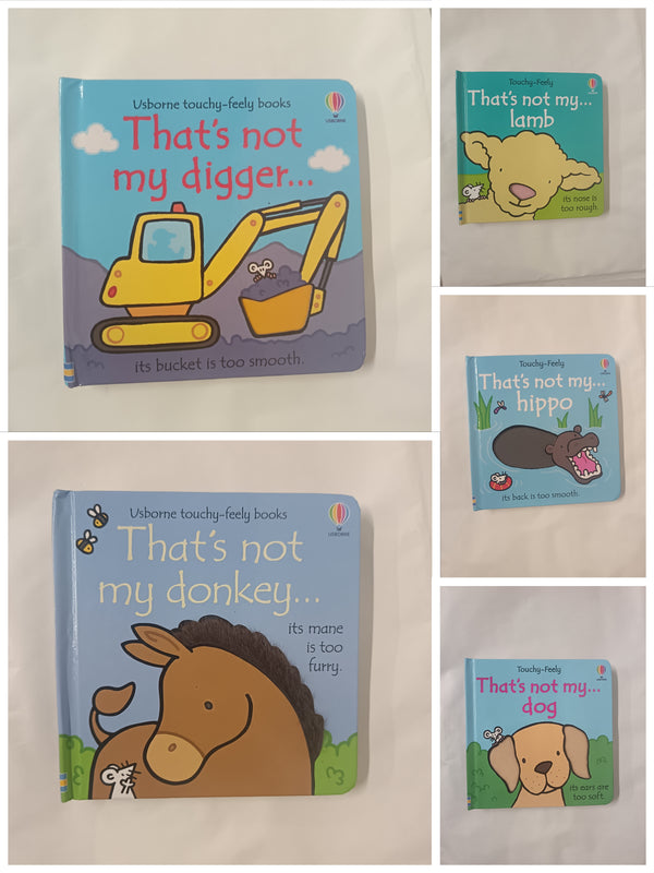 That's Not My..... 5 Book Bundle - Digger, Lamb, Hippo, Dog, Donkey