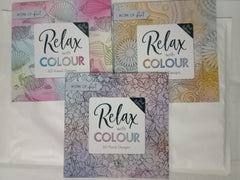 Styloo Adult Colouring Books, 180 Designs, 3-Book Series 1