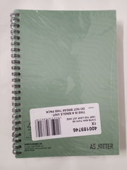 SUMMIT A5 Metallic Wirebound Notebook, 3 Pack, Ruled Pages for School, Work & Journaling, Lay-Flat Durable Binding
