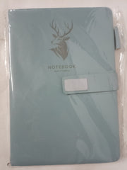 A5 Notebook - Premium faux leather bound magnetic buckle x 3