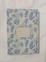 Blue Wildflower Self Care Daily Gratitude Journal
