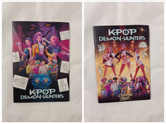 2 x K-Pop Demon Hunters Colouring Books