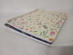 Kamaking Notebook A4 - A4 Notebook Journal, Notebook 3 Pack with Floral Cover, Sprial Binding, 29.6 X 23 cm, Easily Tear Off