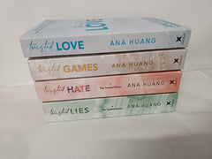 4 Books Twisted Series by Anna Huang: Twisted Love, Twisted Games, Twisted Hate, Twisted Lies