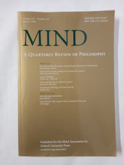Mind a Quarterly Review of Philosophy Vol 135 No 537 Jan 2026