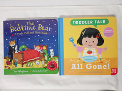 6 Babies Picture Board Books - Early Readers - inc Toddler Talk: All Gone!