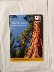 B207Shaping Business Opportunities Readings Block 1, 2 & 3 (Open University)