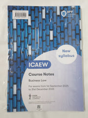 BPP ICAEW Course Notes for Business Law to December 2026