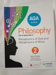 AQA A-level Philosophy Year 2: Metaphysics of God and metaphysics of mind