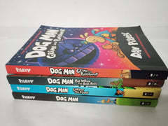 Dog Man Series 4 Book Set By Dav Pilkey
