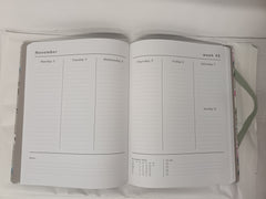 Mark my Words WEEKLY PLANNER 2026-2027 ±A4 ROMANTIC