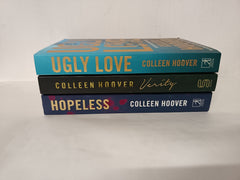 3 Colleen Hoover Books: Ugly Love, Hopeless, Verity