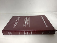 The Holy Bible, NIV Edition, Leathersoft, Burgundy: Niv Edition, Gilted edges.