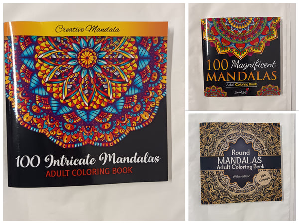 3 Colouring Books Books Bundle — Paperback — Used