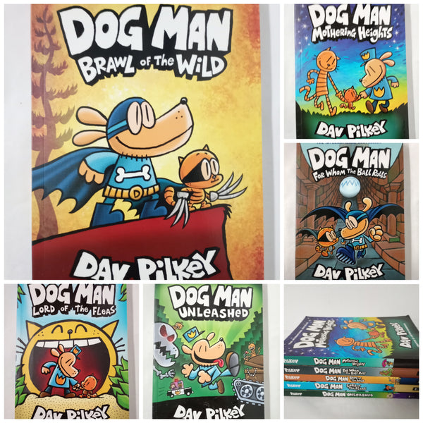 Dog Man Series 5 Book Set By Dav Pilkey