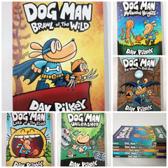 Dog Man Series 5 Book Set By Dav Pilkey