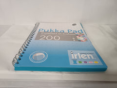 Pack of 2 Pukka Pads Irlen A4 Lined Project Book Turquoise
