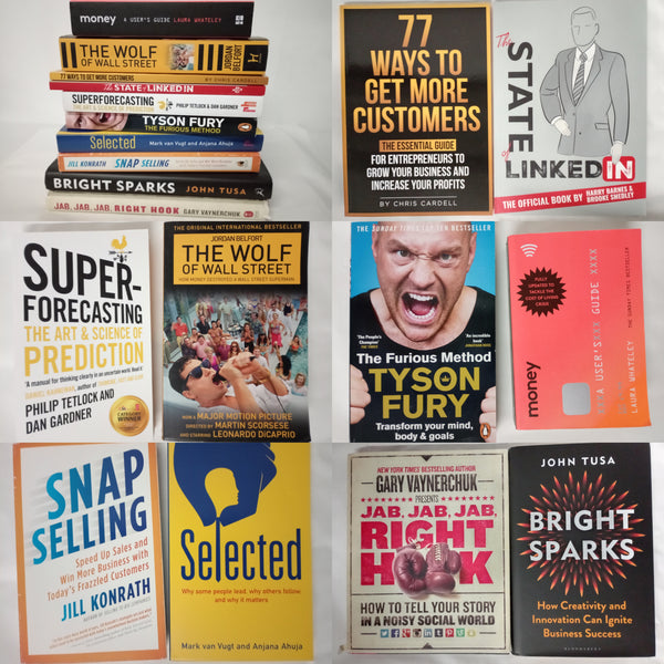 Business Books Bundle x 10 - Inc Mindset, Leadership, Finance