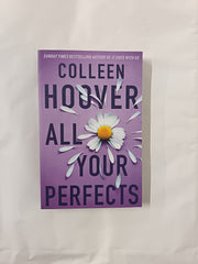 5 Colleen Hoover Books: Verity, It Ends With Us, Heart Bones, All Your Perfects, Finding Perfect
