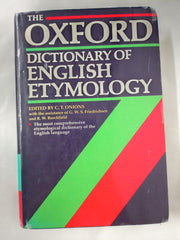 The Oxford Dictionary Of English Etymology