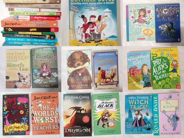 15 Books for Girls, Chapter Books Bundle Age 8+, Random Selection, Mixed Authors