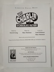 Charlie and the Chocolate Factory - Libretto Vocal Book
