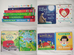 6 Babies Picture Board Books - Early Readers - inc Toddler Talk: All Gone!